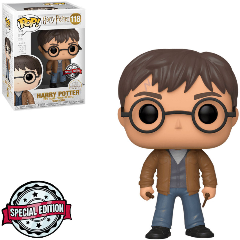 FUNKO POP HARRY POTTER - HARRY POTTER WITH TWO WANDS 118 *SPECIAL EDITION*