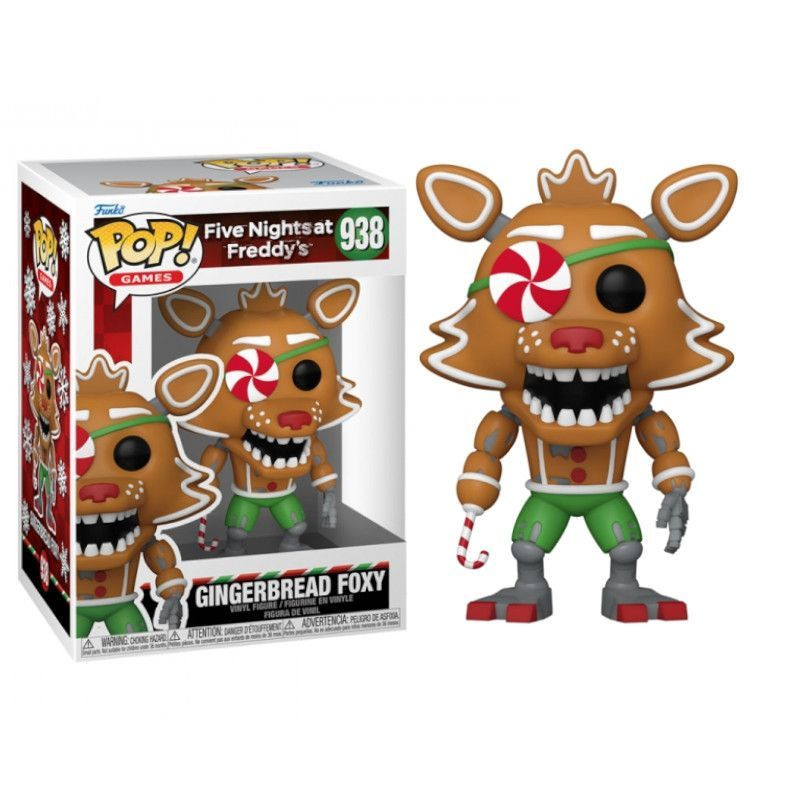 FUNKO POP FIVE NIGHTS AT FREDDYS HOLIDAY - GINGERBREAD FOXY 938