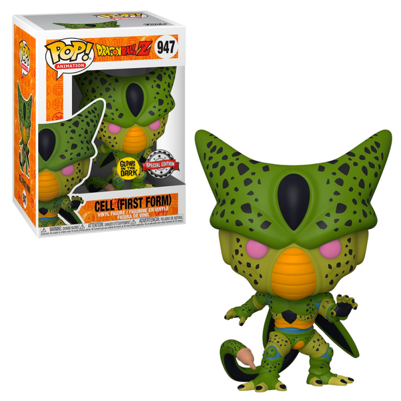 FUNKO POP DRAGON BALL Z CELL (FIRST FORM) 947 *SPECIAL EDITION* GLOWS*