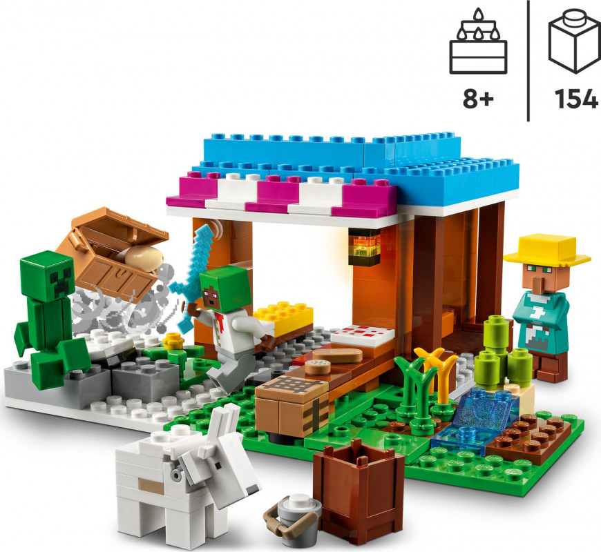LEGO MINECRAFT LA PASTELERIA 154PCS