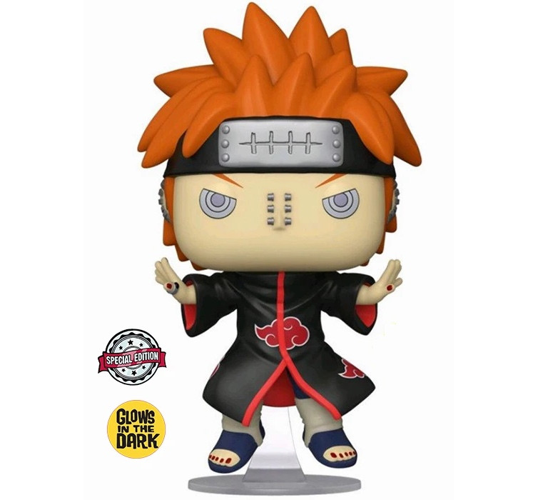 FUNKO POP NARUTO SHIPPUDEN - PAIN (ALLMIGHTY PUSH) 944 *SPECIAL EDITION* *GLOWS IN THE DARK*
