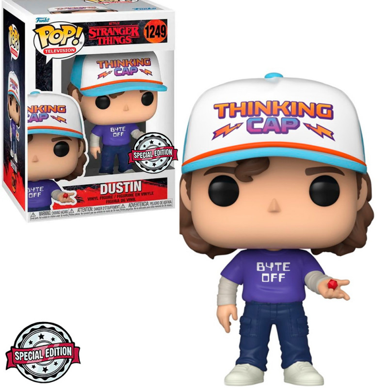 FUNKO POP STRANGER THINGS S4 : DUSTIN 1249 *SPECIAL EDITION*