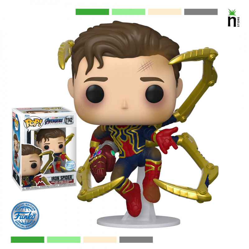 FUNKO POP MARVEL AVENGERS END GAME - IRON SPIDER 1142 *SPECIAL EDITION*