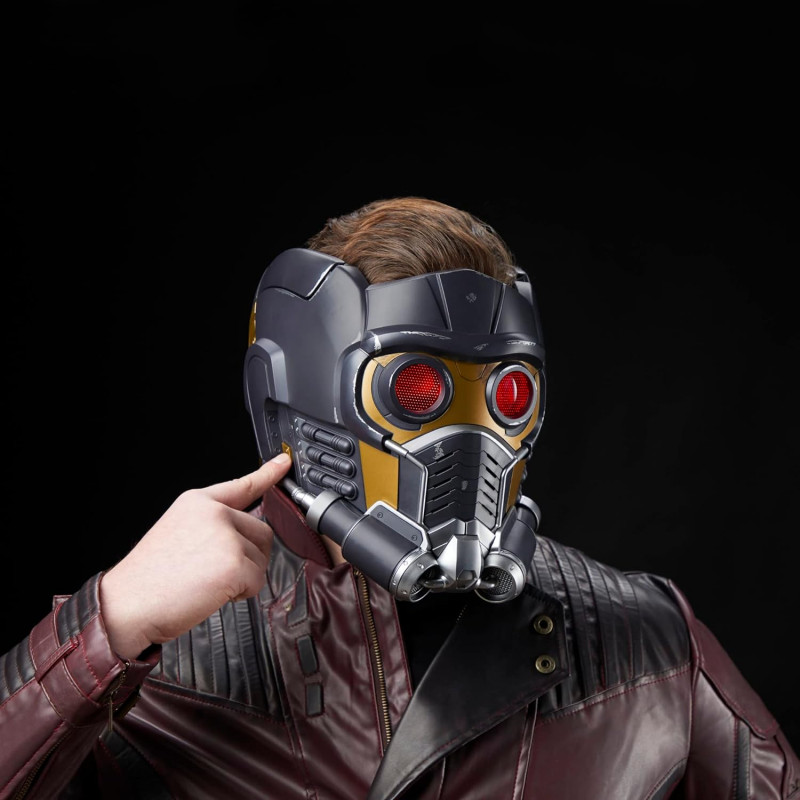 Marvel Legends Series Star-Lord Casco de Juego de Rol Electrónico Premium con Efectos de Luz y Sonido