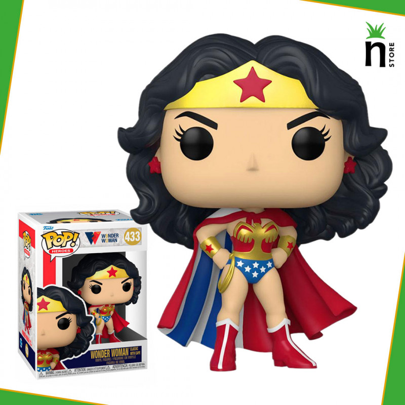 FUNKO POP DC HEROES: WONDER WOMAN CLASSIC WITH CAPE 433