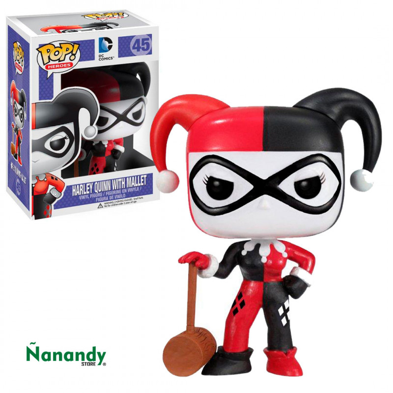 FUNKO POP DC HEROES HARLEY QUINN WITH MALLET 45