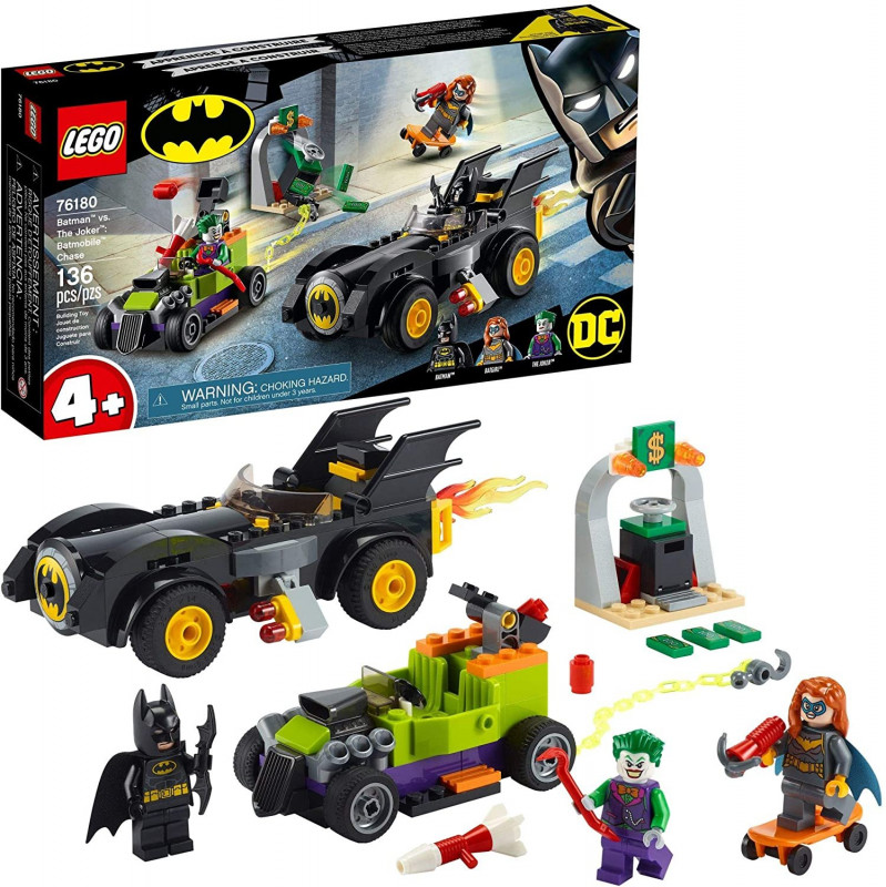 LEGO DC SUPER HEROES BATMAN VS THE JOKER BATIMOBILE CHASE 136 PCS