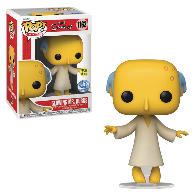FUNKO POP TELEVISION THE SIMPSONS - GLOWING MR.BURNS (GLOWS IN THE DARK) 1162