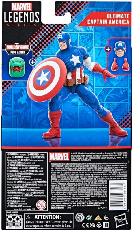 Marvel Legends Series: Ultimate Captain America Ultimates,Classic Comic
