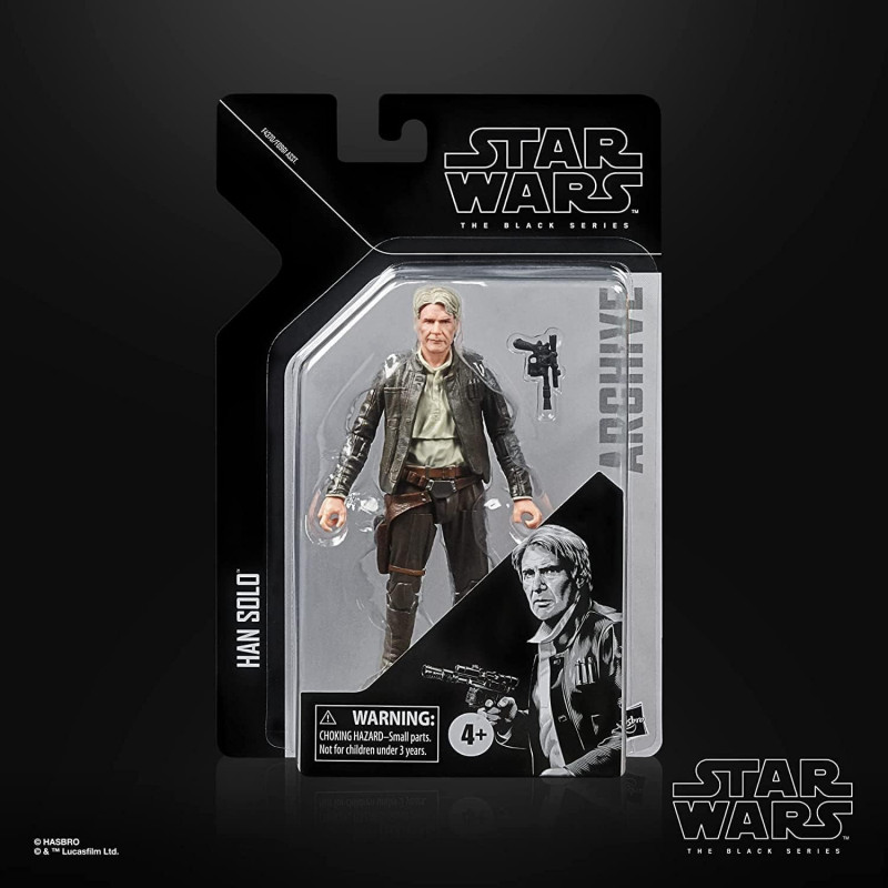 STAR WARS The Black Series Archive Han Solo Toy 6-Inch-Scale The Force Awakens