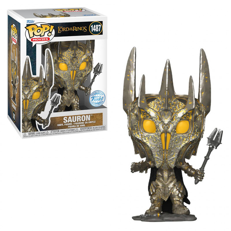 FUNKO POP MOVIES THE LORD OF THE RINGS EXCLUSIVE - SAURON 1487 (GLOWS IN THE DARK)