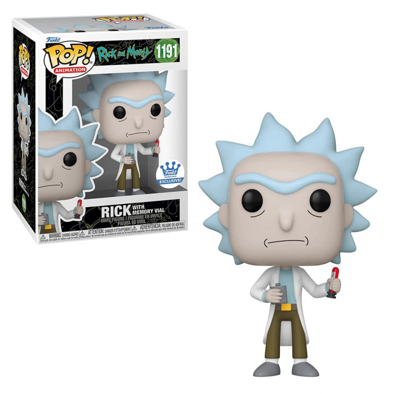 FUNKO POP RICK AND MORTY *EXCLUSIVE*- RICK W/ MEMORY VIAL 1191