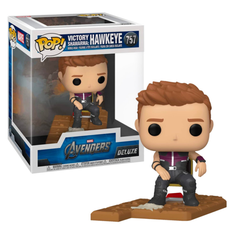 FUNKO POP MARVEL AVENGERS VICTORY SHAWARMA HAWKEYE 757 *DELUXE/SPECIAL EDITION*